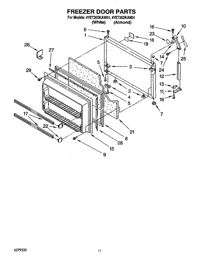 Diagram for 4YET20DKAW01
