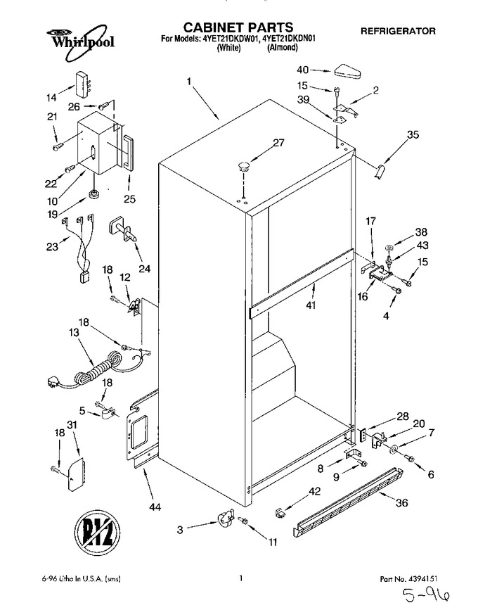Diagram for 4YET21DKDN01