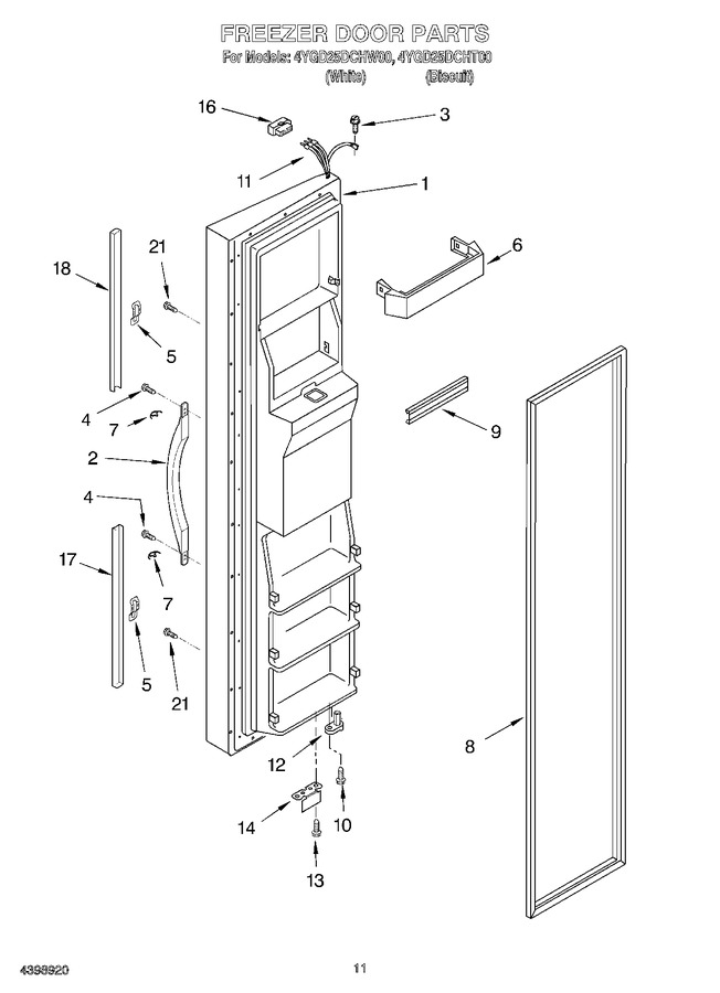 Diagram for 4YGD25DCHW00