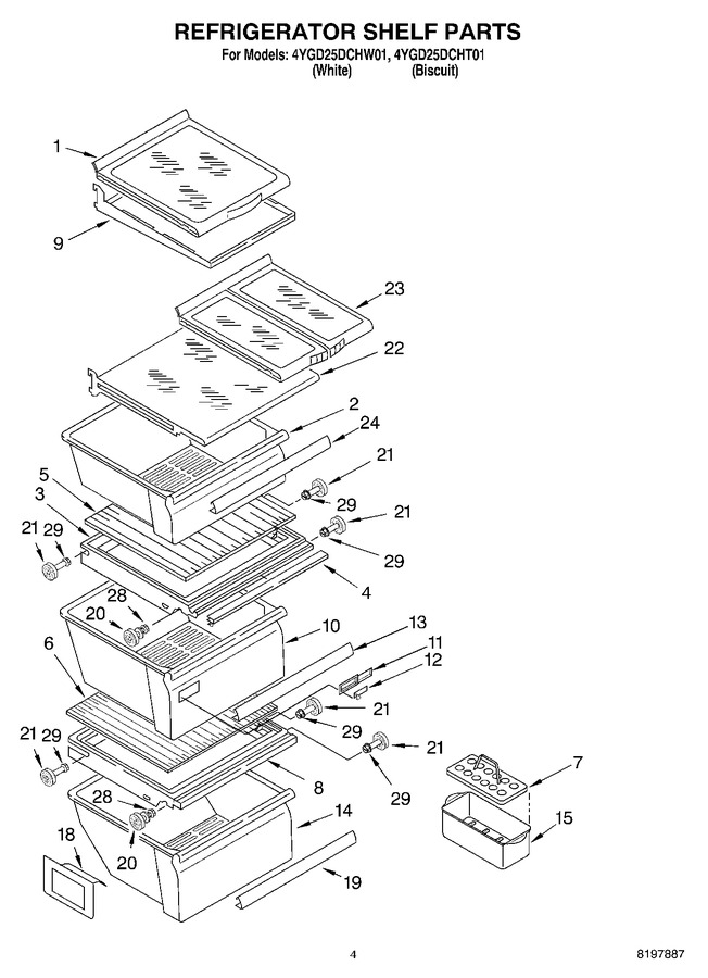 Diagram for 4YGD25DCHW01