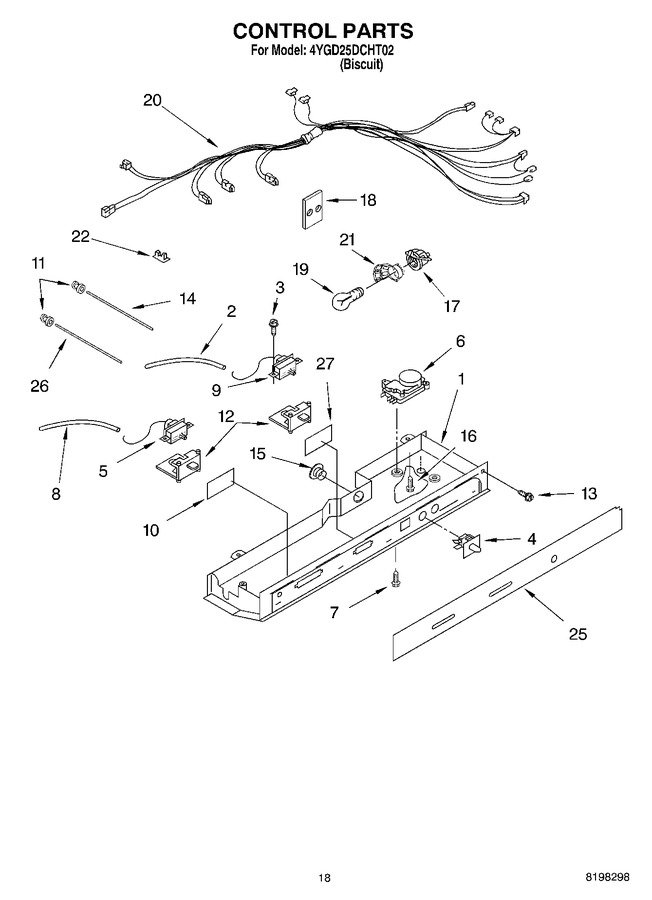 Diagram for 4YGD25DCHT02