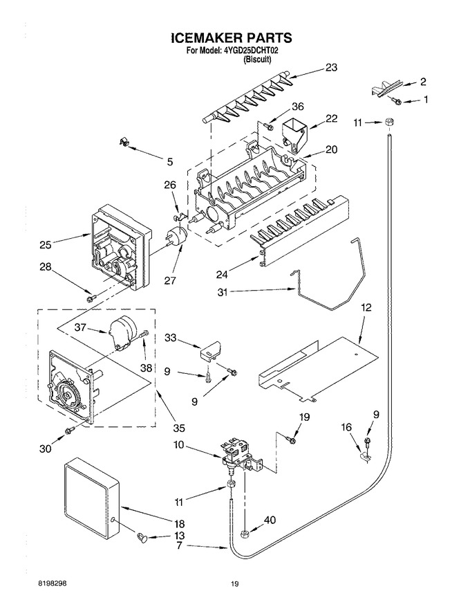 Diagram for 4YGD25DCHT02