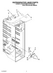 Diagram for 02 - Refrigerator Liner Parts