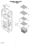 Diagram for 04 - Freezer Liner Parts