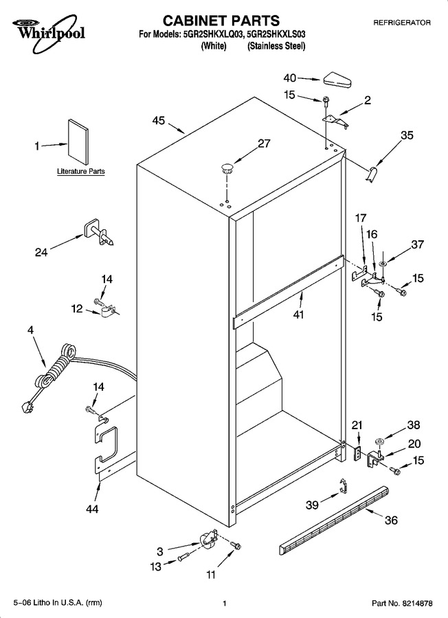 Diagram for 5GR2SHKXLS03