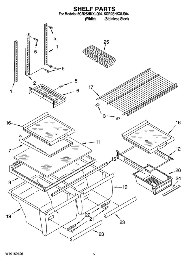Diagram for 5GR2SHKXLQ04