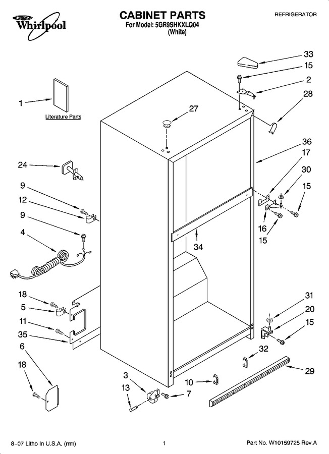 Diagram for 5GR9SHKXLQ04