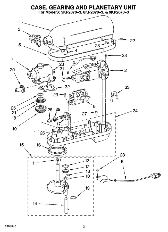 Diagram for 8KP2670-3