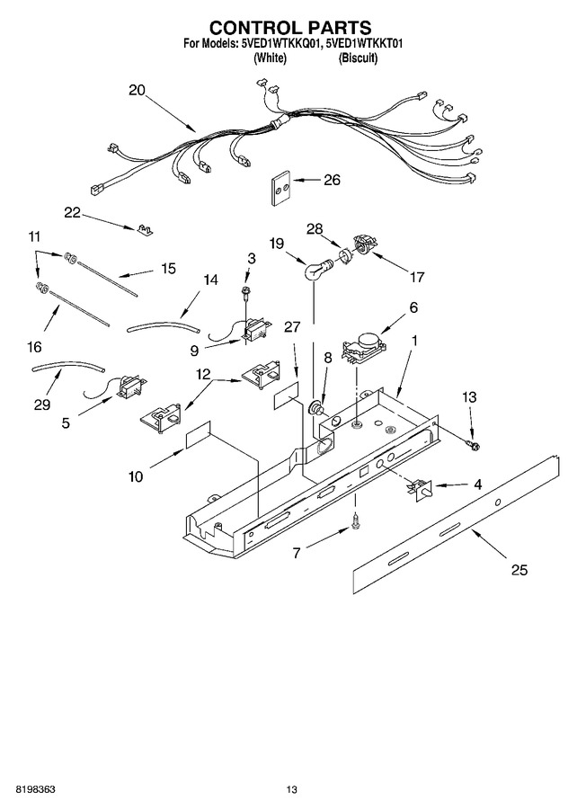 Diagram for 5VED1WTKKT01