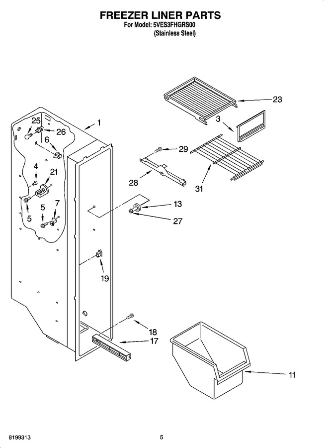 Diagram for 5VES3FHGRS00