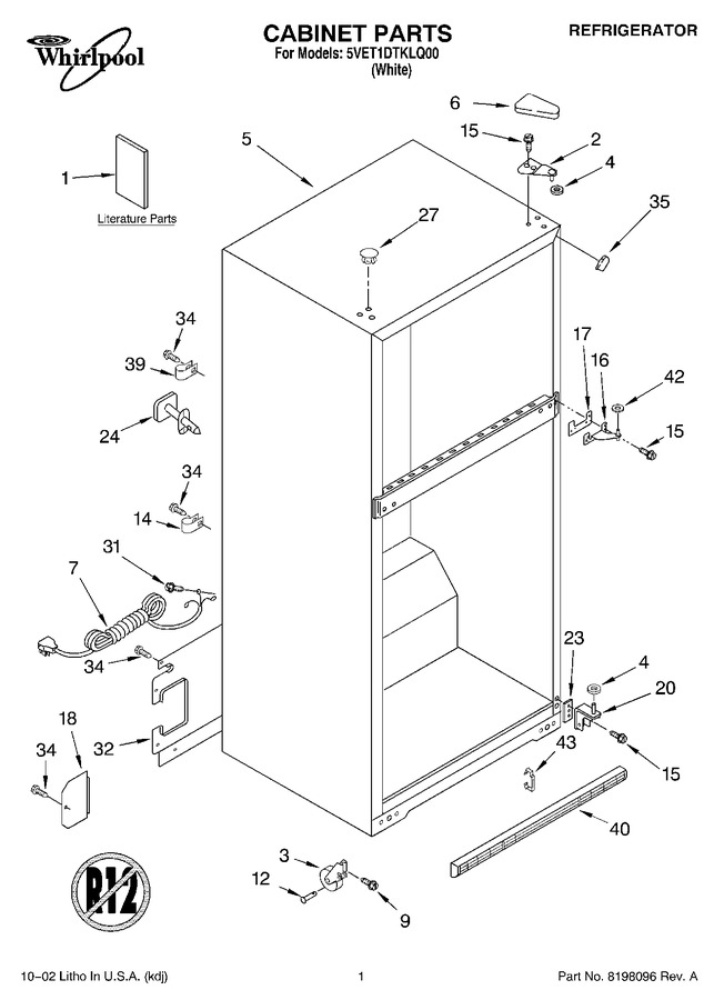 Diagram for 5VET1DTKLQ00