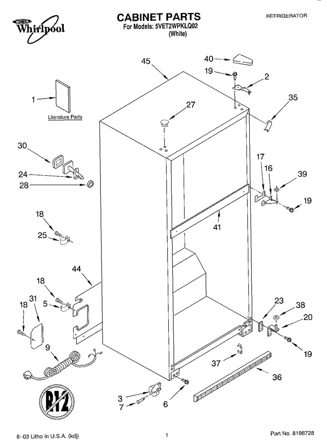 Diagram for 5VET2WPKLQ02