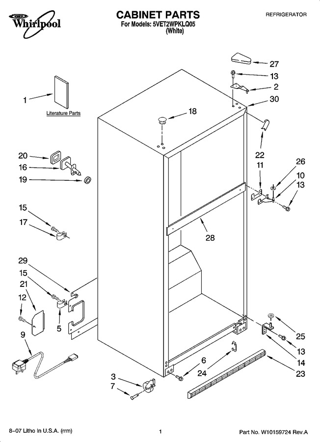 Diagram for 5VET2WPKLQ05