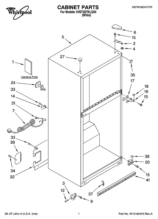 Diagram for 5VET3DTKLQ05