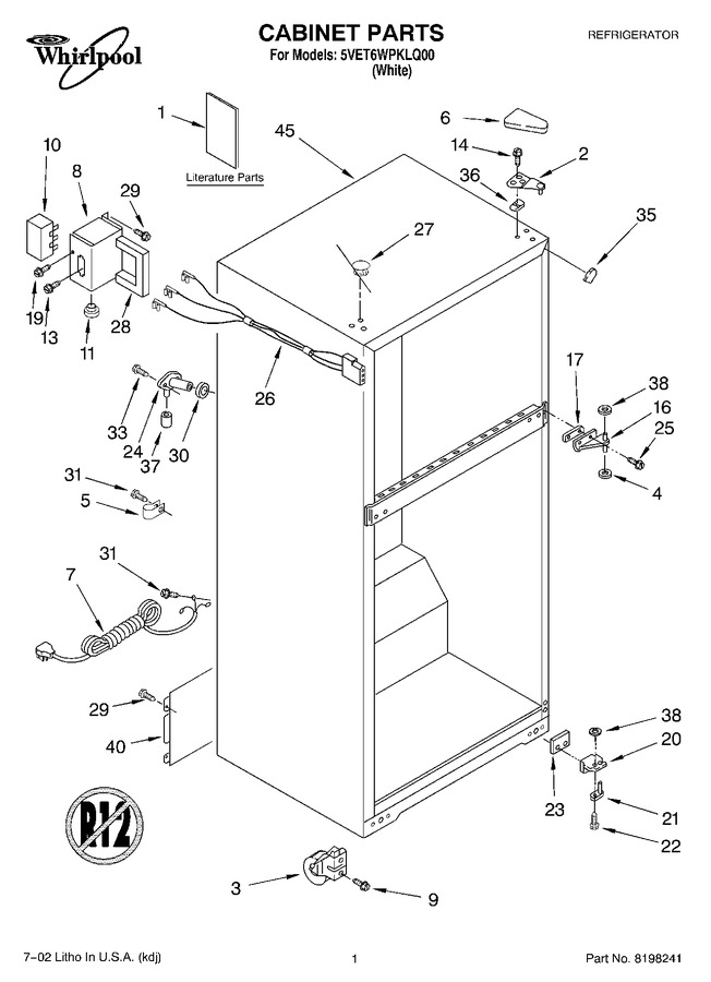 Diagram for 5VET6WPKLQ00