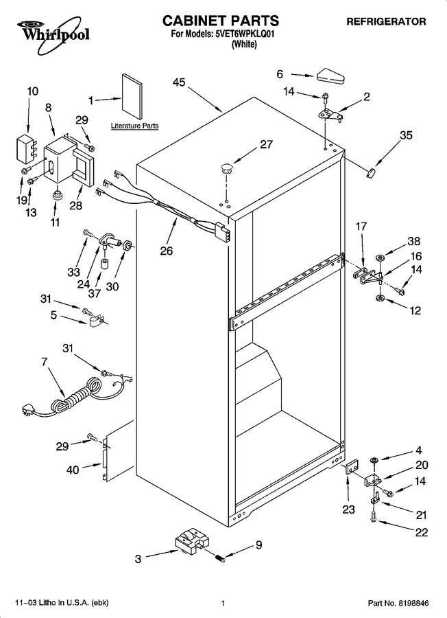 Diagram for 5VET6WPKLQ01