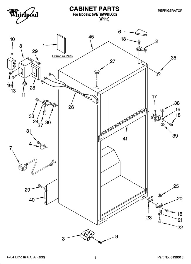Diagram for 5VET8WPKLQ02