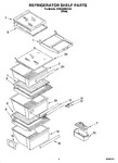 Diagram for 03 - Refrigerator Shelf Parts