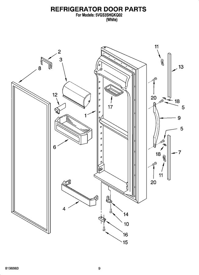 Diagram for 5VGS3SHGKQ02