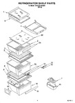 Diagram for 03 - Refrigerator Shelf Parts