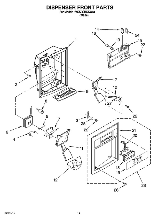 Diagram for 5VGS3SHGKQ04
