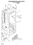 Diagram for 02 - Refrigerator Liner Parts