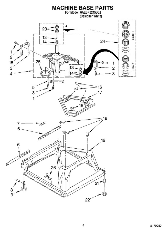Diagram for 6ALBR6245JQ2