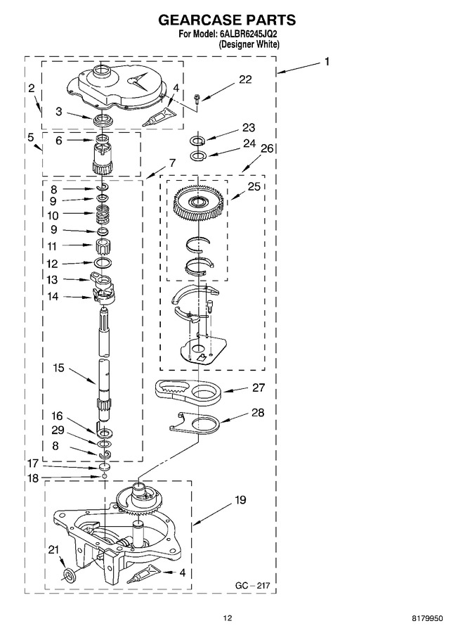 Diagram for 6ALBR6245JQ2