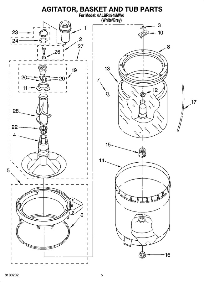 Diagram for 6ALBR6245MW0