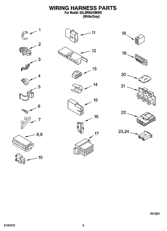 Diagram for 6ALBR6245MW0