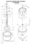 Diagram for 03 - Agitator, Basket And Tub Parts