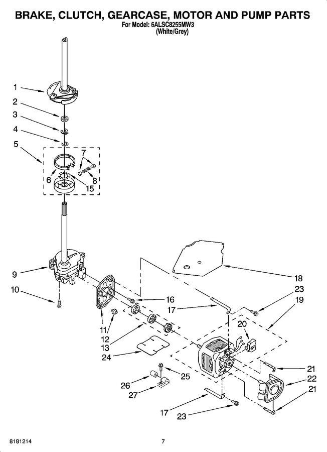 Diagram for 6ALSC8255MW3