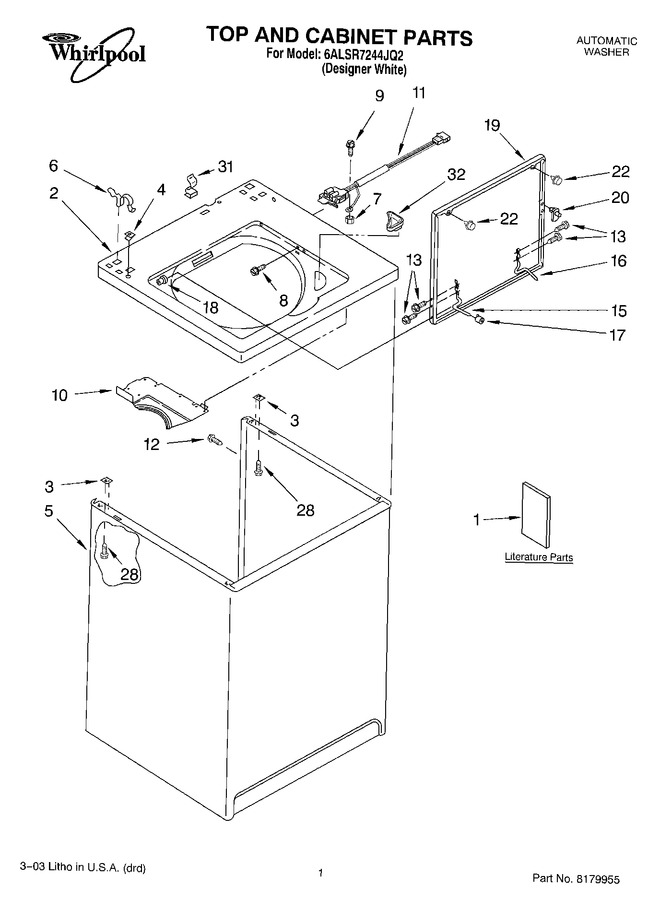 Diagram for 6ALSR7244JQ2