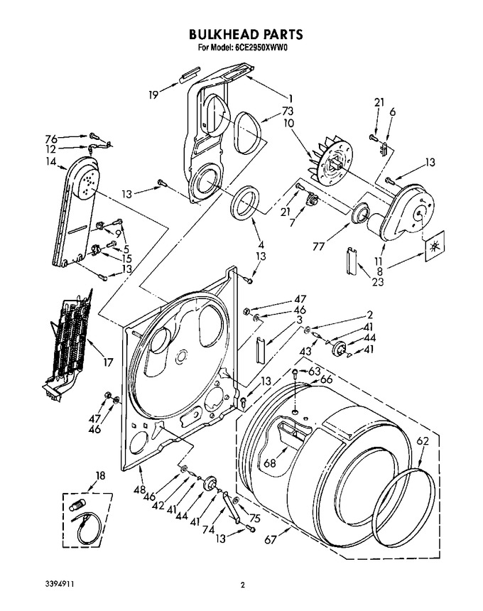 Diagram for 6CE2950XWN0