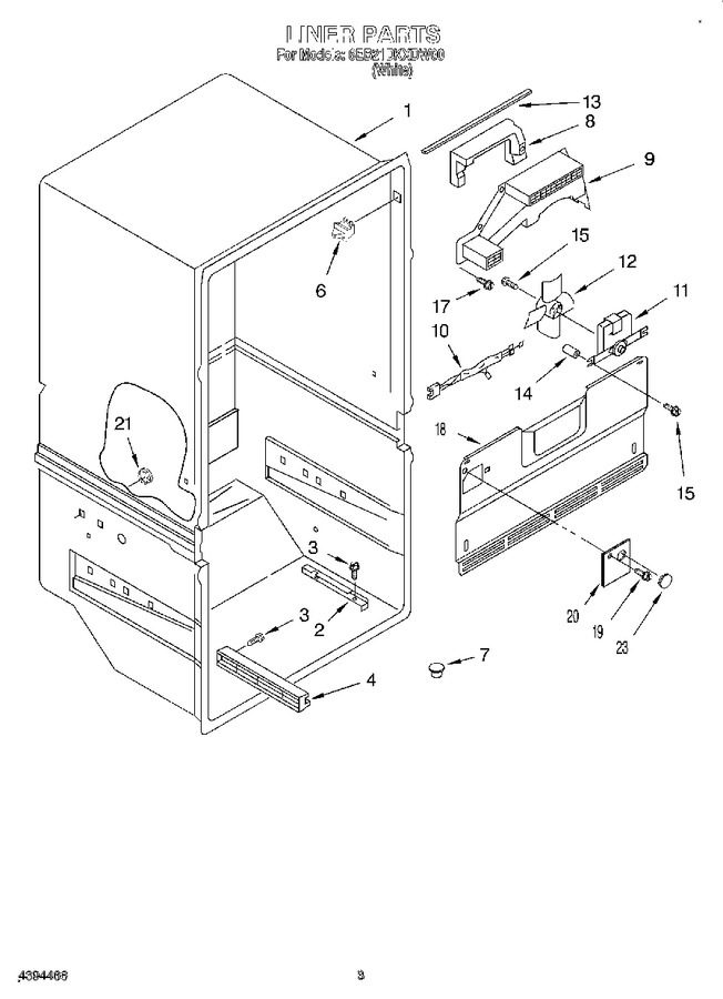 Diagram for 6EB21DKXDW00