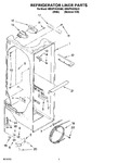 Diagram for 02 - Refrigerator Liner Parts