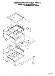 Diagram for 03 - Refrigerator Shelf Parts