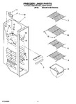 Diagram for 04 - Freezer Liner Parts