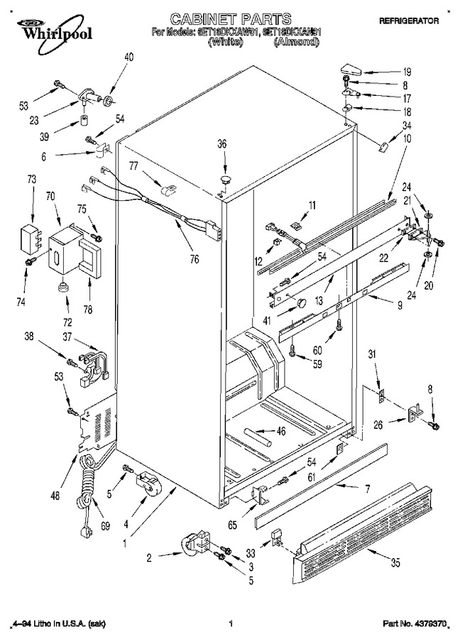 Diagram for 6ET18DKXAW01