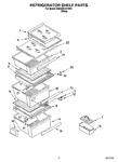 Diagram for 03 - Refrigerator Shelf Parts