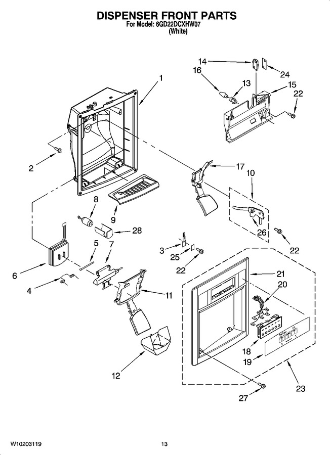 Diagram for 6GD22DCXHW07