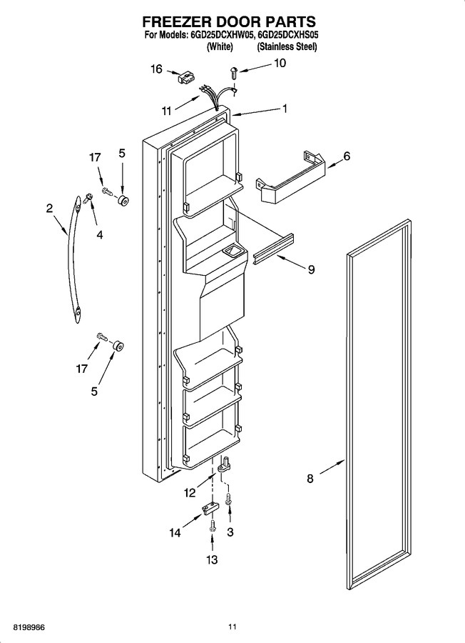 Diagram for 6GD25DCXHW05