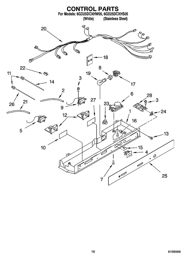 Diagram for 6GD25DCXHW05