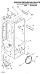 Diagram for 02 - Refrigerator Liner Parts
