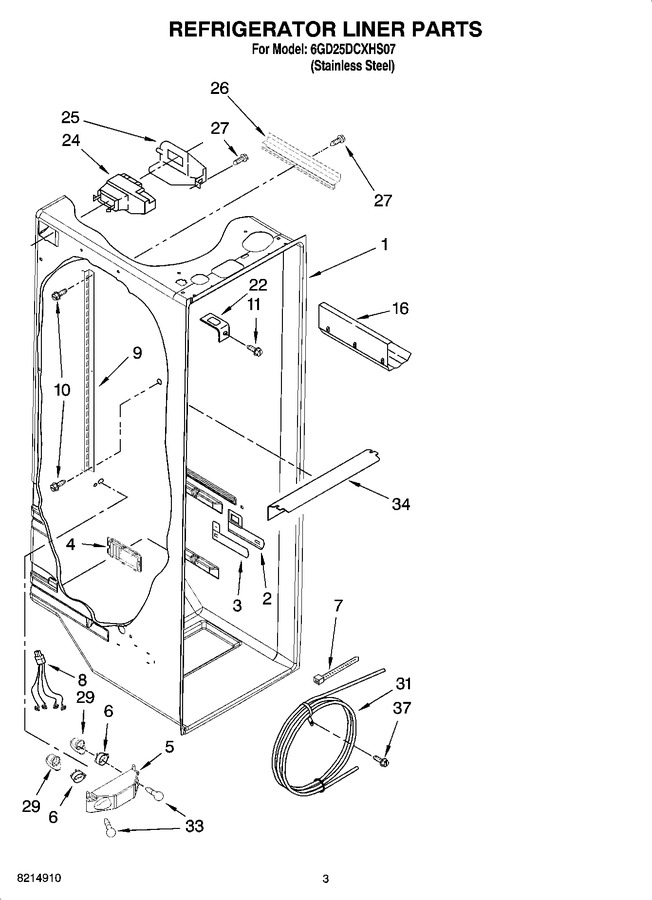 Diagram for 6GD25DCXHS07