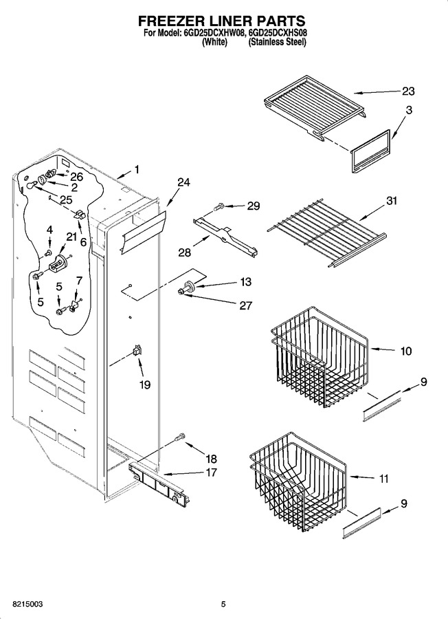 Diagram for 6GD25DCXHS08