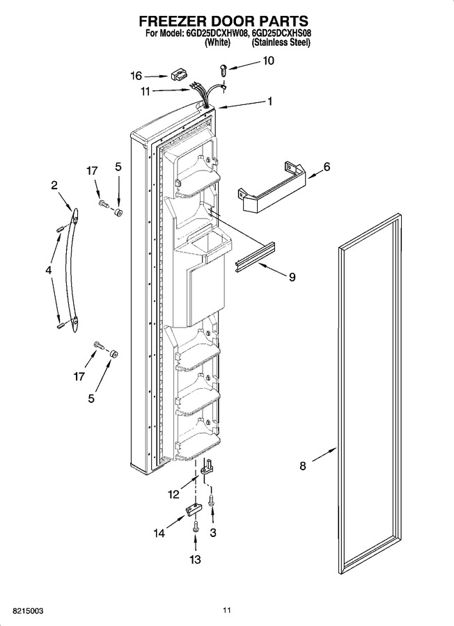 Diagram for 6GD25DCXHS08