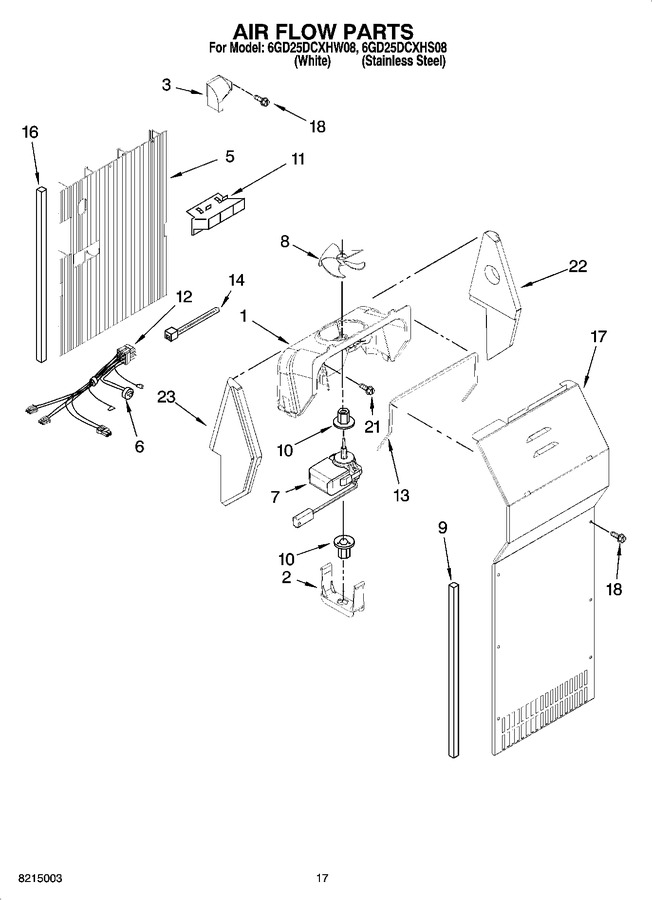 Diagram for 6GD25DCXHS08