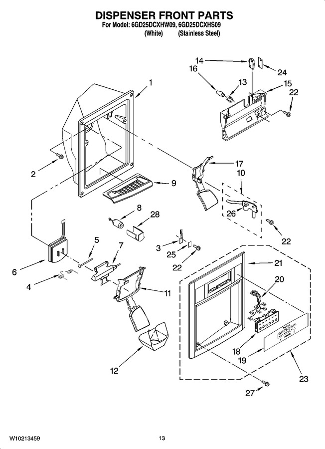 Diagram for 6GD25DCXHS09