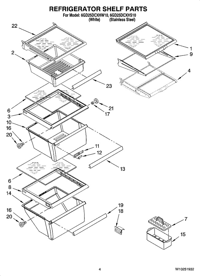 Diagram for 6GD25DCXHW10